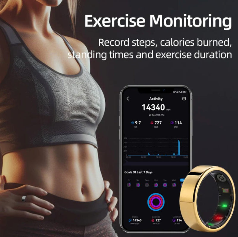 AuraHealth Smart Ring, for exercise and sleep